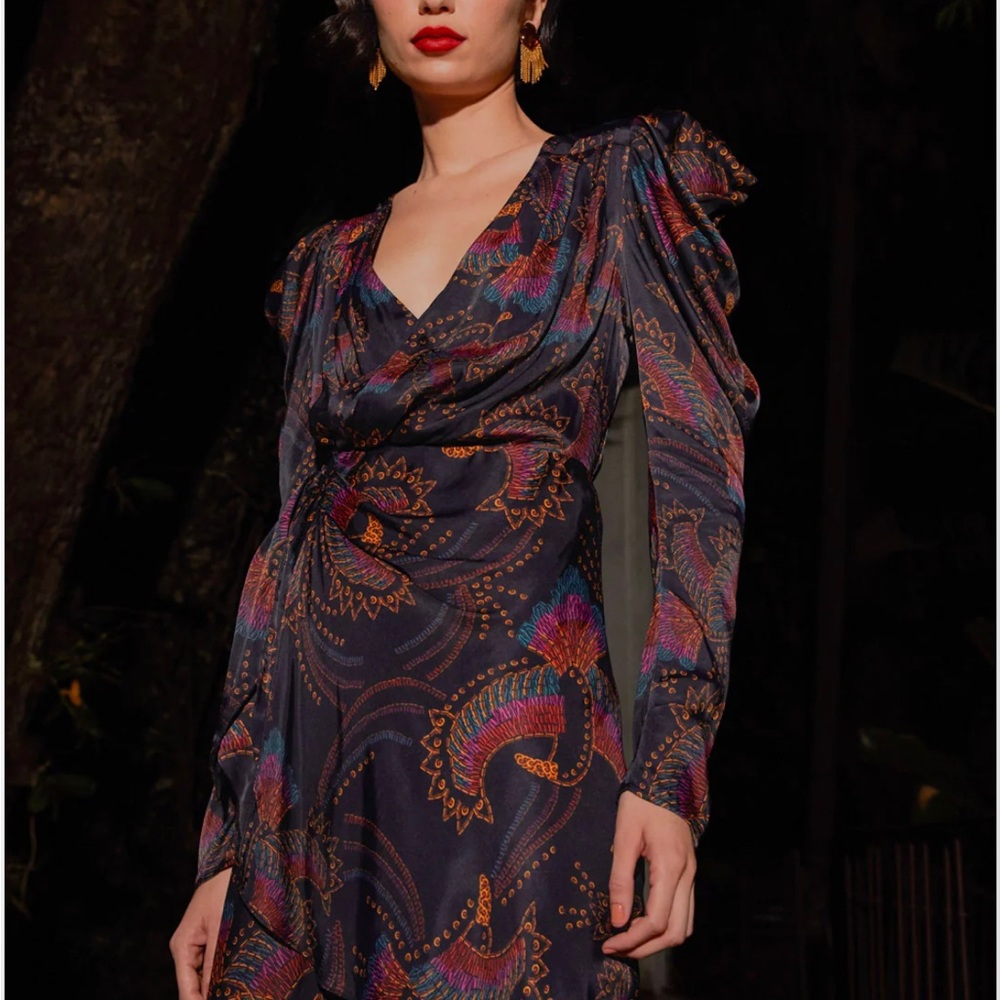 NWOT Farm Rio | Sequin Toucans Mini Dress